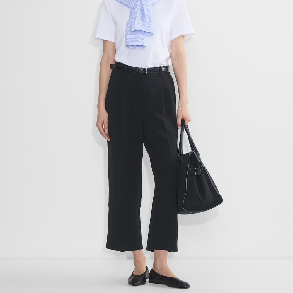 The Effortless Pant™ Cropped - Crepette™ Trouser